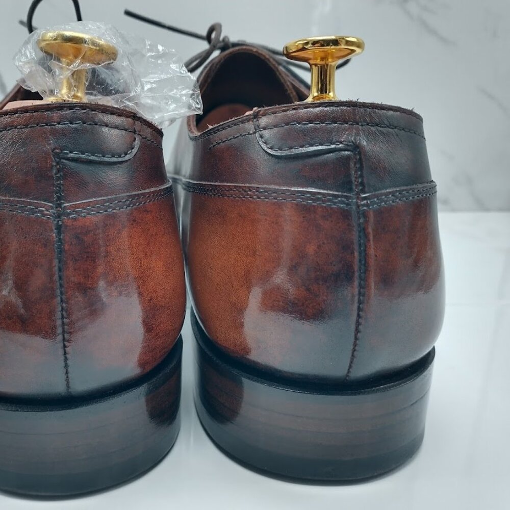 CNES Mottle Calf Balmoral Oxford | US 12 | Bolognese Goodyear | Toe Plates - Picture 4 of 12